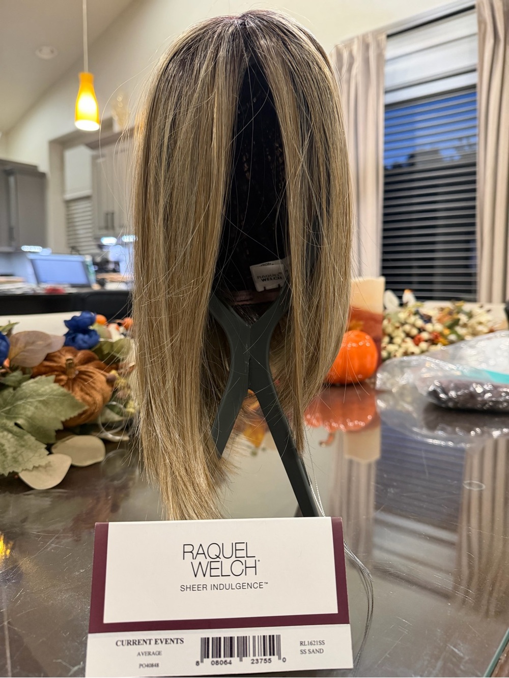 Raquel Welch Current Events Sheer Indulgence Women's Wig - Sand Blonde NWT